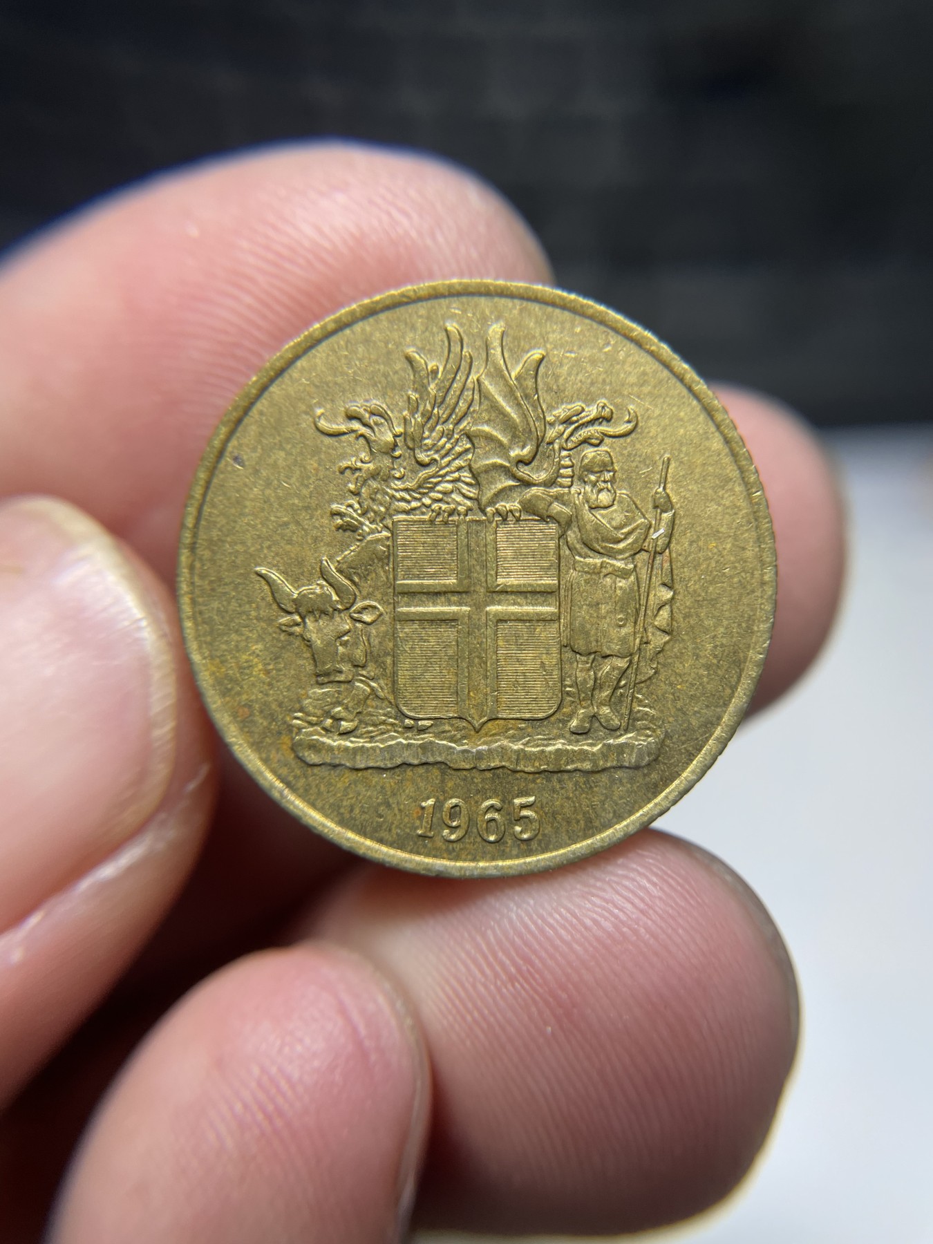 2024年集古藏今外币拍卖第二期-第9场（总第19拍） 1965年冰岛1克朗