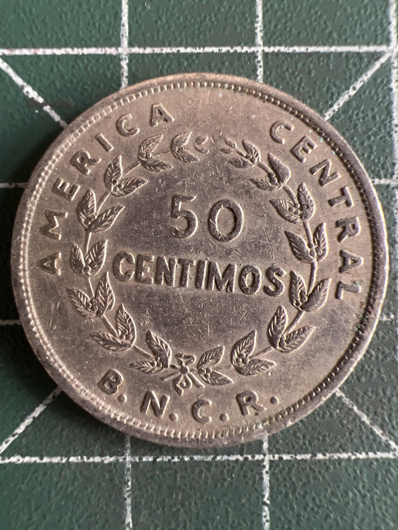 第554期 硬币专场 （无押金，捡漏，全场50包邮，偏远地区除外，接收代拍业务） 哥斯达黎加50分 1948年