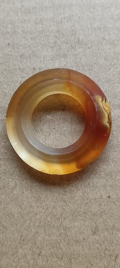 钱币，古钱币，古董杂项 老玛瑙环