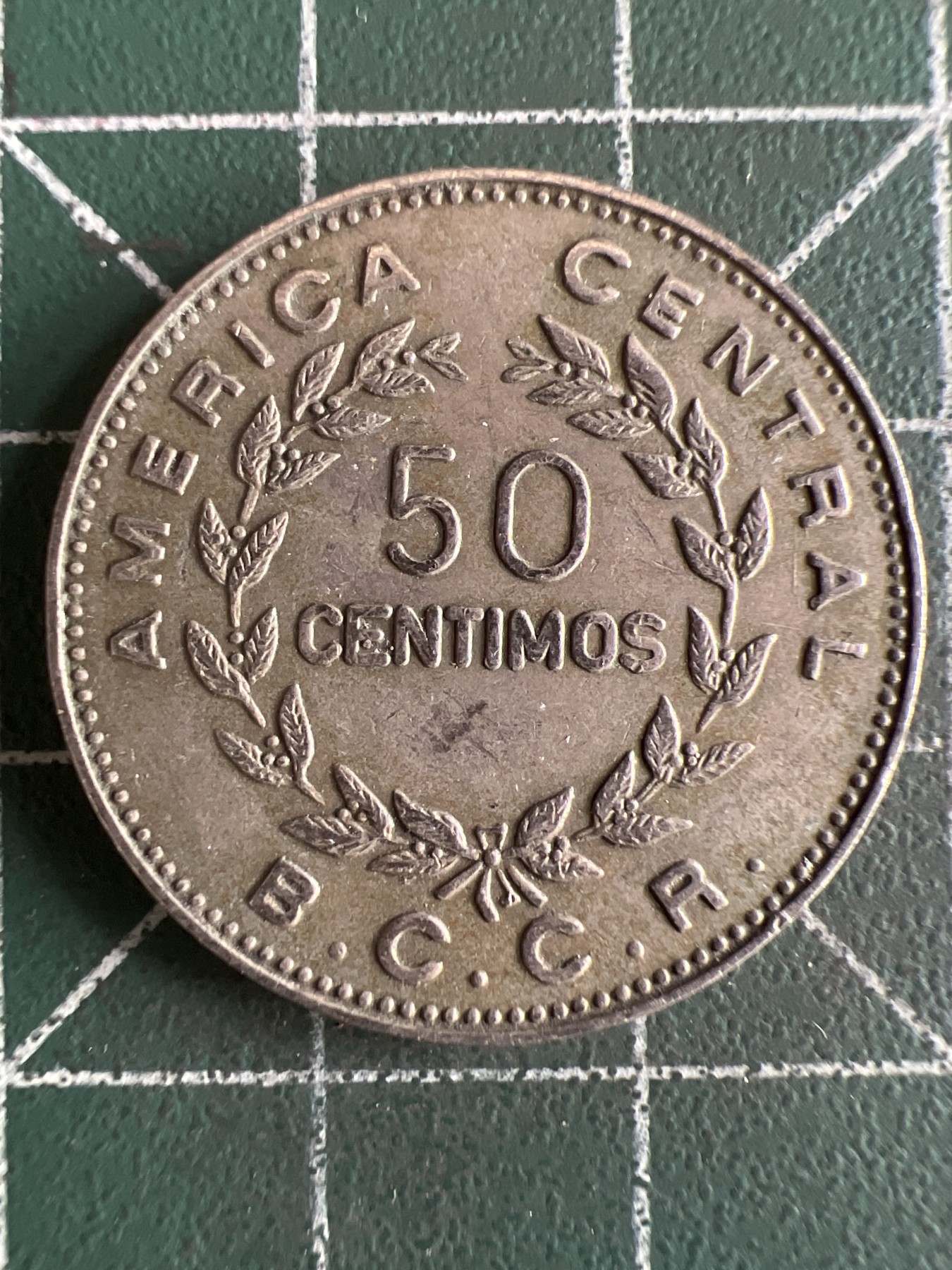 第569期 硬币专场 （无押金，捡漏，全场50包邮，偏远地区除外，接收代拍业务） 哥斯达黎加50分 1972年