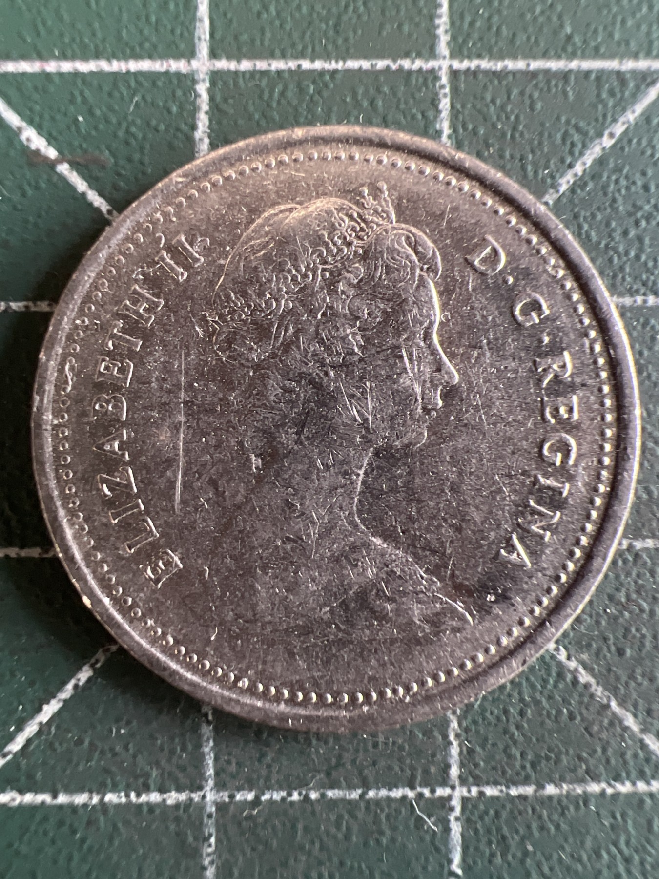 第556期 硬币专场 （无押金，捡漏，全场50包邮，偏远地区除外，接收代拍业务） 加拿大25分 青年 1985年