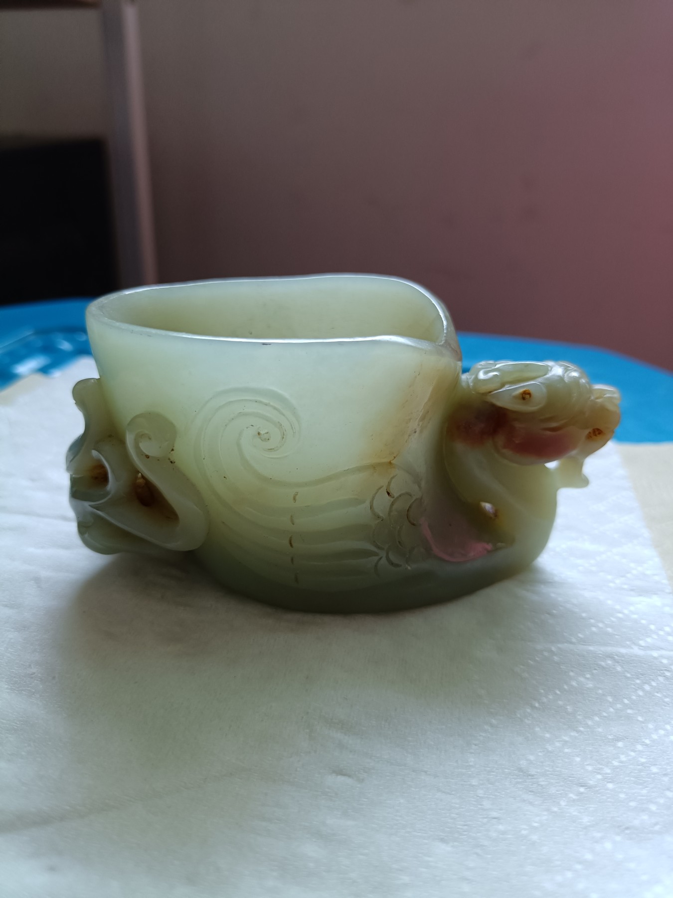 钱币，古钱币，古董杂项 和田玉笔洗