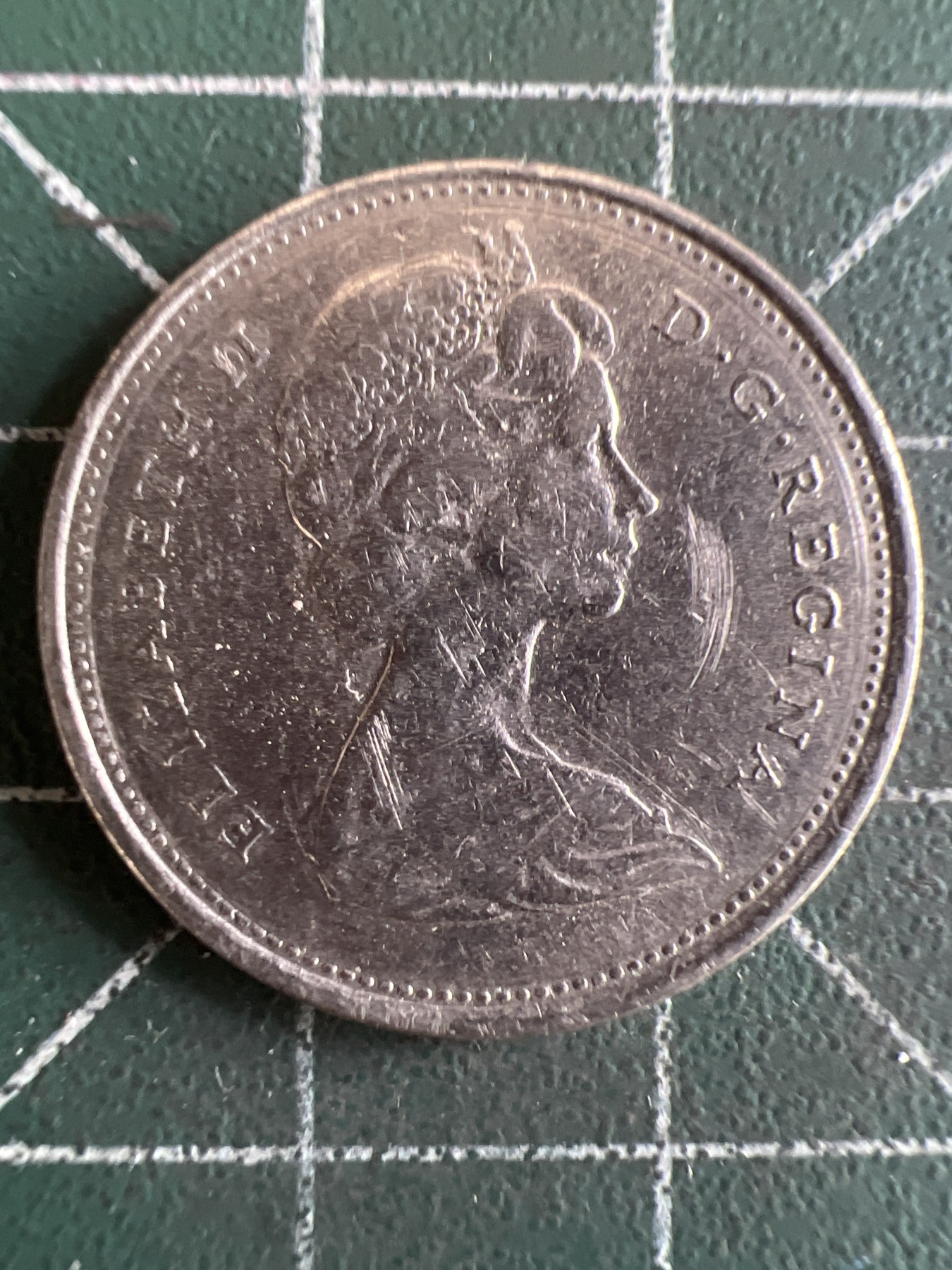 第556期 硬币专场 （无押金，捡漏，全场50包邮，偏远地区除外，接收代拍业务） 加拿大25分 青年 1974年