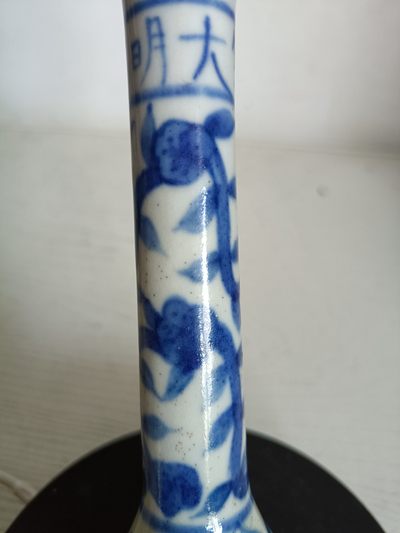 钱币，古钱币，古董杂项 青花瓷笔杆