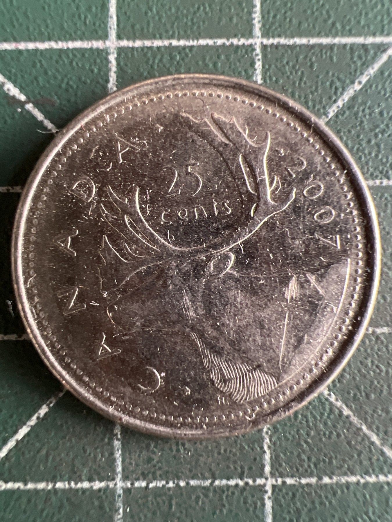 第554期 硬币专场 （无押金，捡漏，全场50包邮，偏远地区除外，接收代拍业务） 加拿大25分 2007年