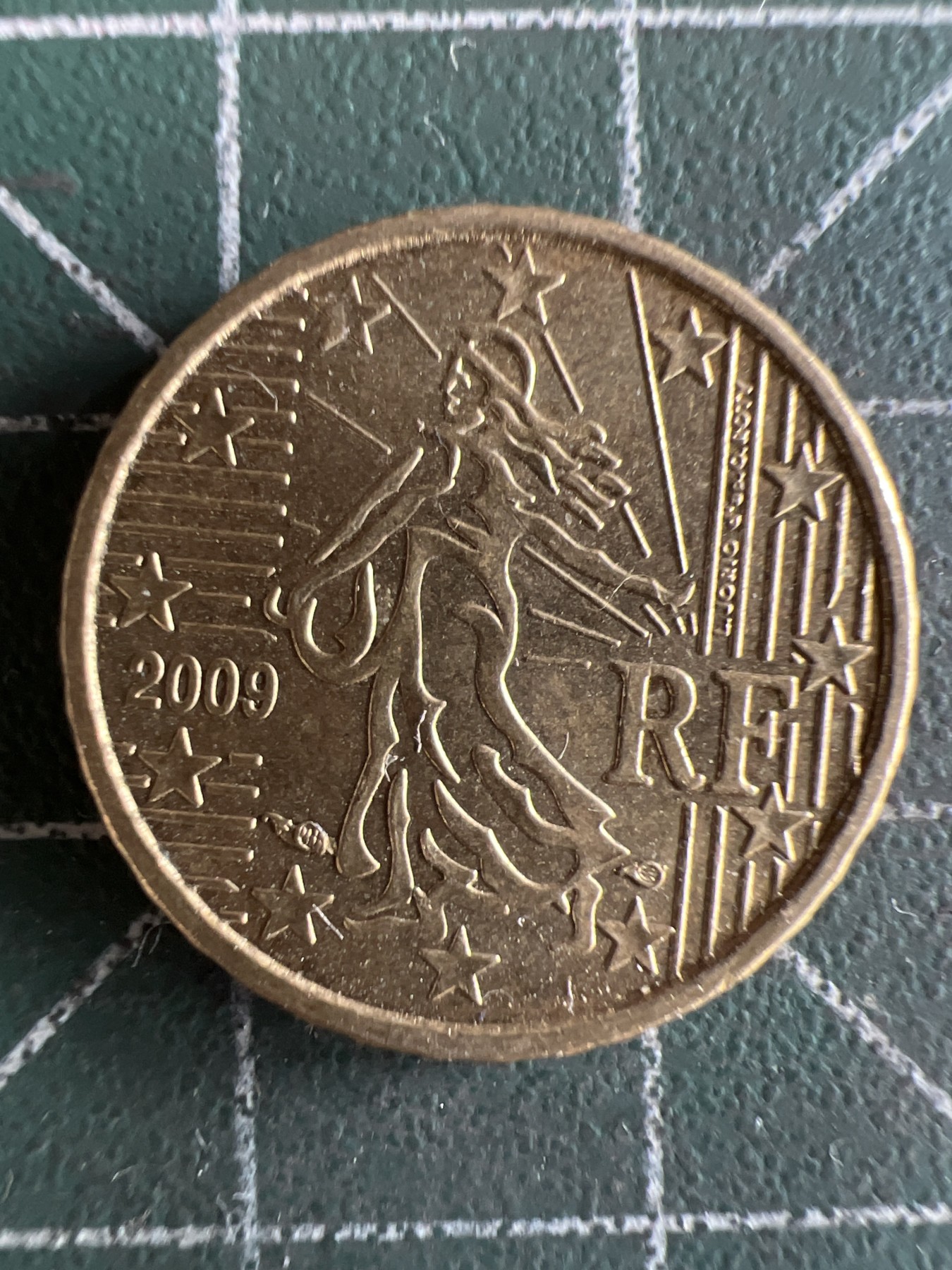 第590期 硬币专场 （无押金，捡漏，全场50包邮，偏远地区除外，接收代拍业务） 法国10欧分 2009年