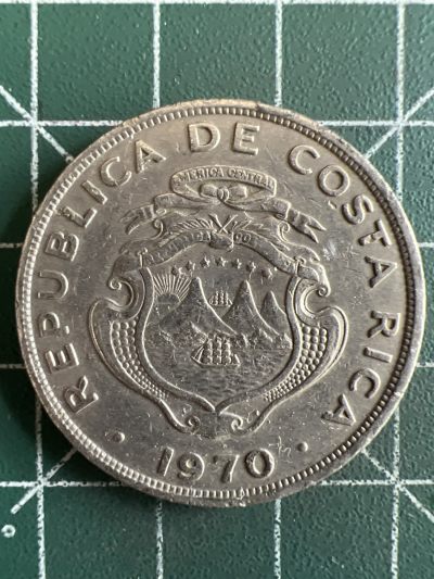 第555期 硬币专场 （无押金，捡漏，全场50包邮，偏远地区除外，接收代拍业务） - 哥斯达黎加2克朗 1970年
