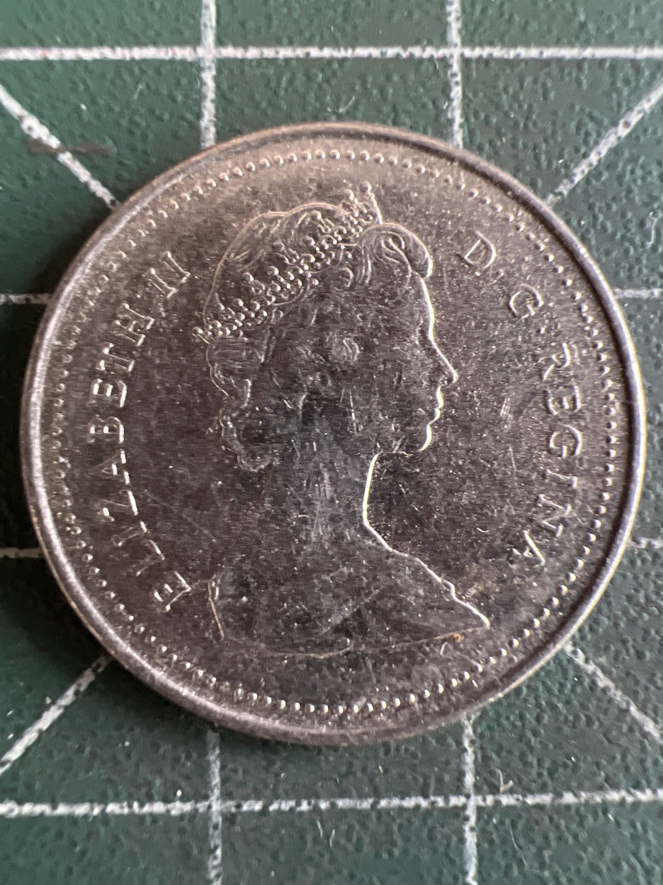 第556期 硬币专场 （无押金，捡漏，全场50包邮，偏远地区除外，接收代拍业务） 加拿大25分 青年 1989年