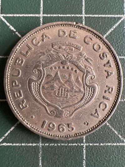 第569期 硬币专场 （无押金，捡漏，全场50包邮，偏远地区除外，接收代拍业务） - 哥斯达黎加50分 1965年