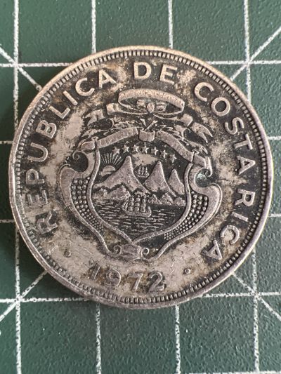 第556期 硬币专场 （无押金，捡漏，全场50包邮，偏远地区除外，接收代拍业务） - 哥斯达黎加2克朗 1972年