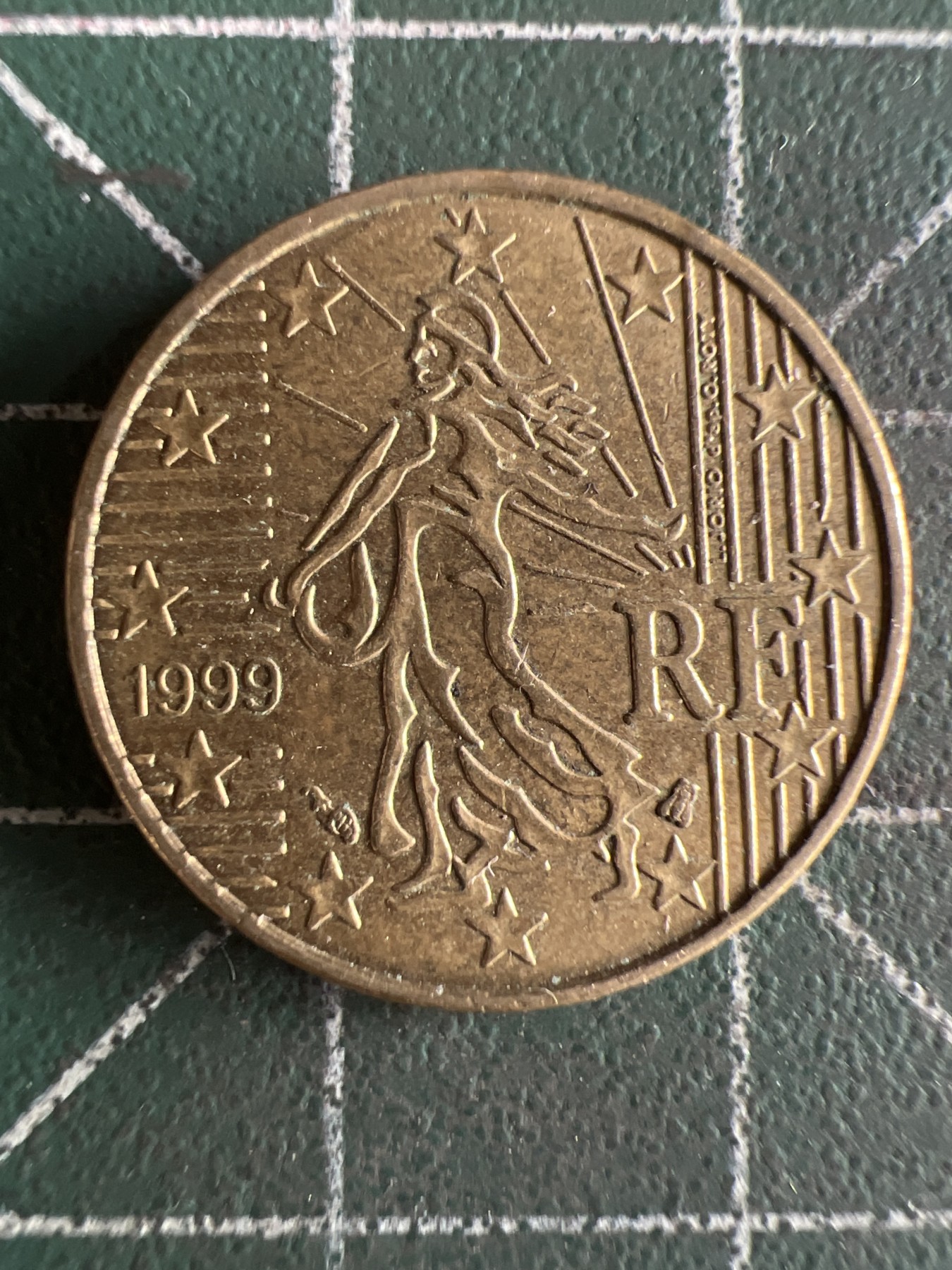 第569期 硬币专场 （无押金，捡漏，全场50包邮，偏远地区除外，接收代拍业务） 法国10欧分 1999年