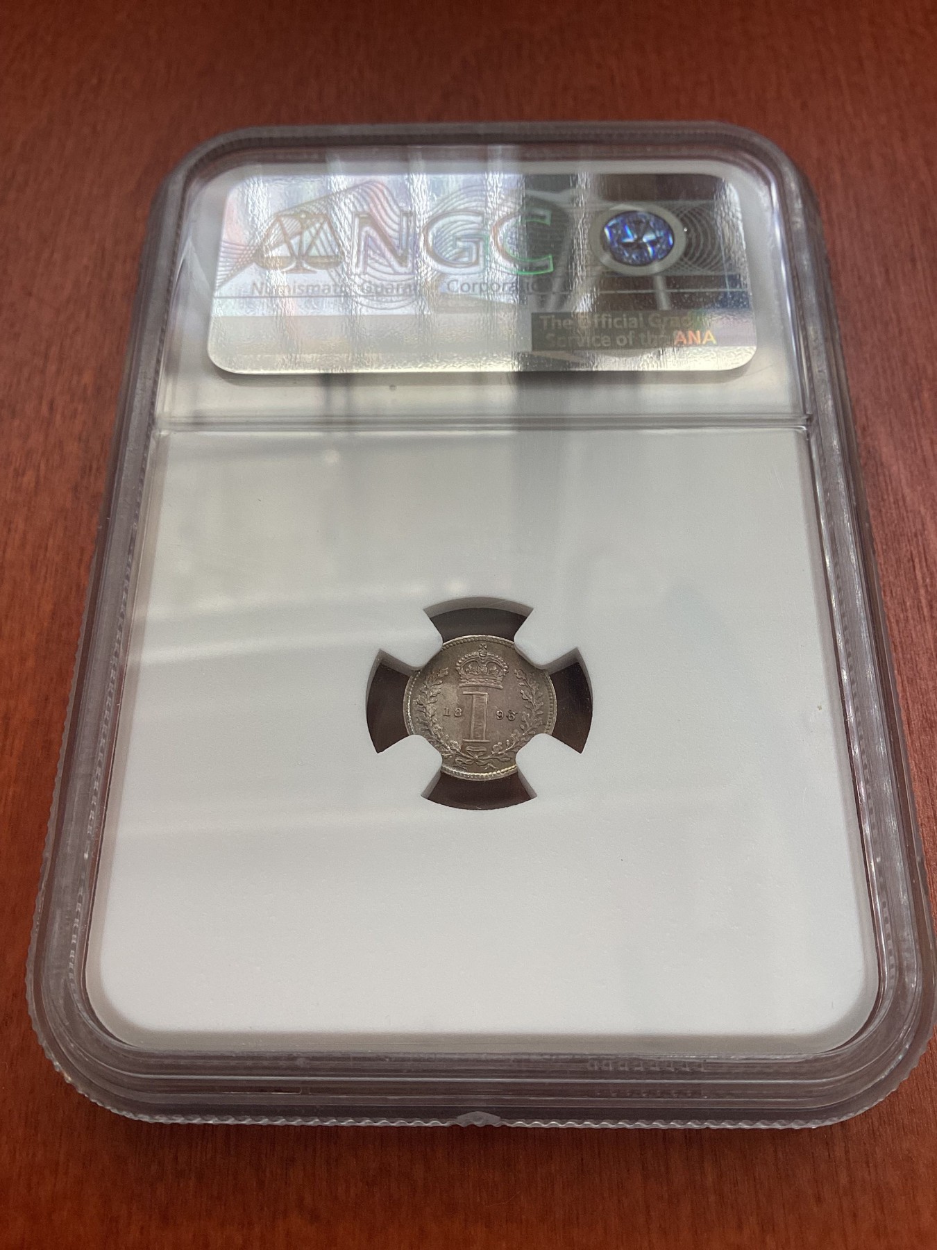 长老汇龙年精选第三场 1896 英国维多利亚濯足币1便士银币，NGC MS65分，超高分，发行量8476枚
