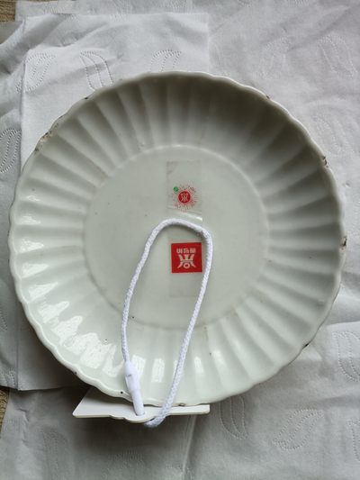 钱币，古钱币，古董杂项 甜白釉小盘子