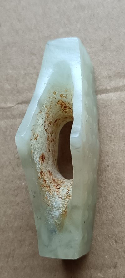 钱币，古钱币，古董杂项 老和田玉雕刻件