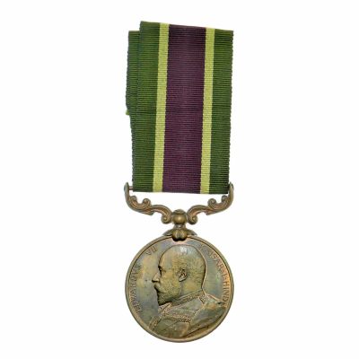 勋章奖章交易所3月23日拍卖 - 英国西藏战役奖章，铜质花体边铭