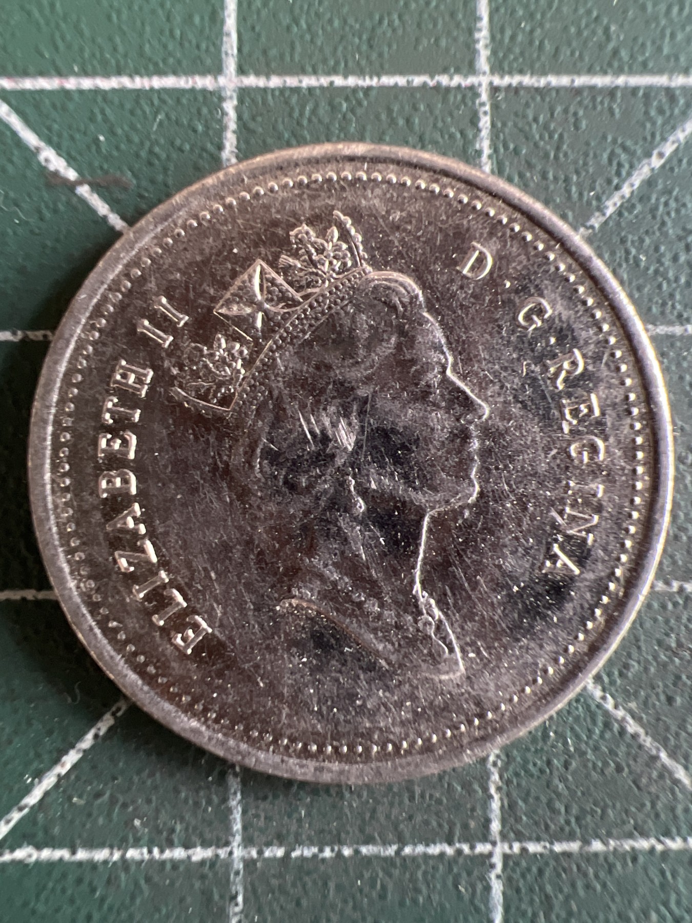 第556期 硬币专场 （无押金，捡漏，全场50包邮，偏远地区除外，接收代拍业务） 加拿大高冠25分 1996年