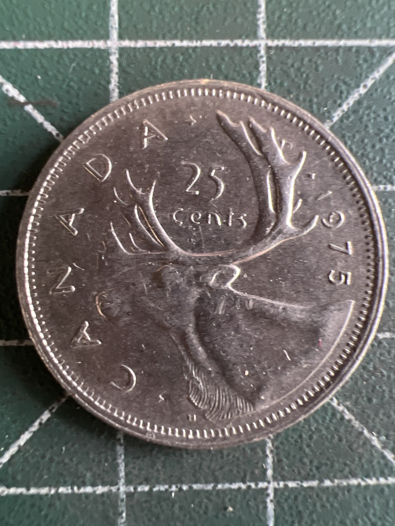 第556期 硬币专场 （无押金，捡漏，全场50包邮，偏远地区除外，接收代拍业务） 加拿大25分 青年 1975年