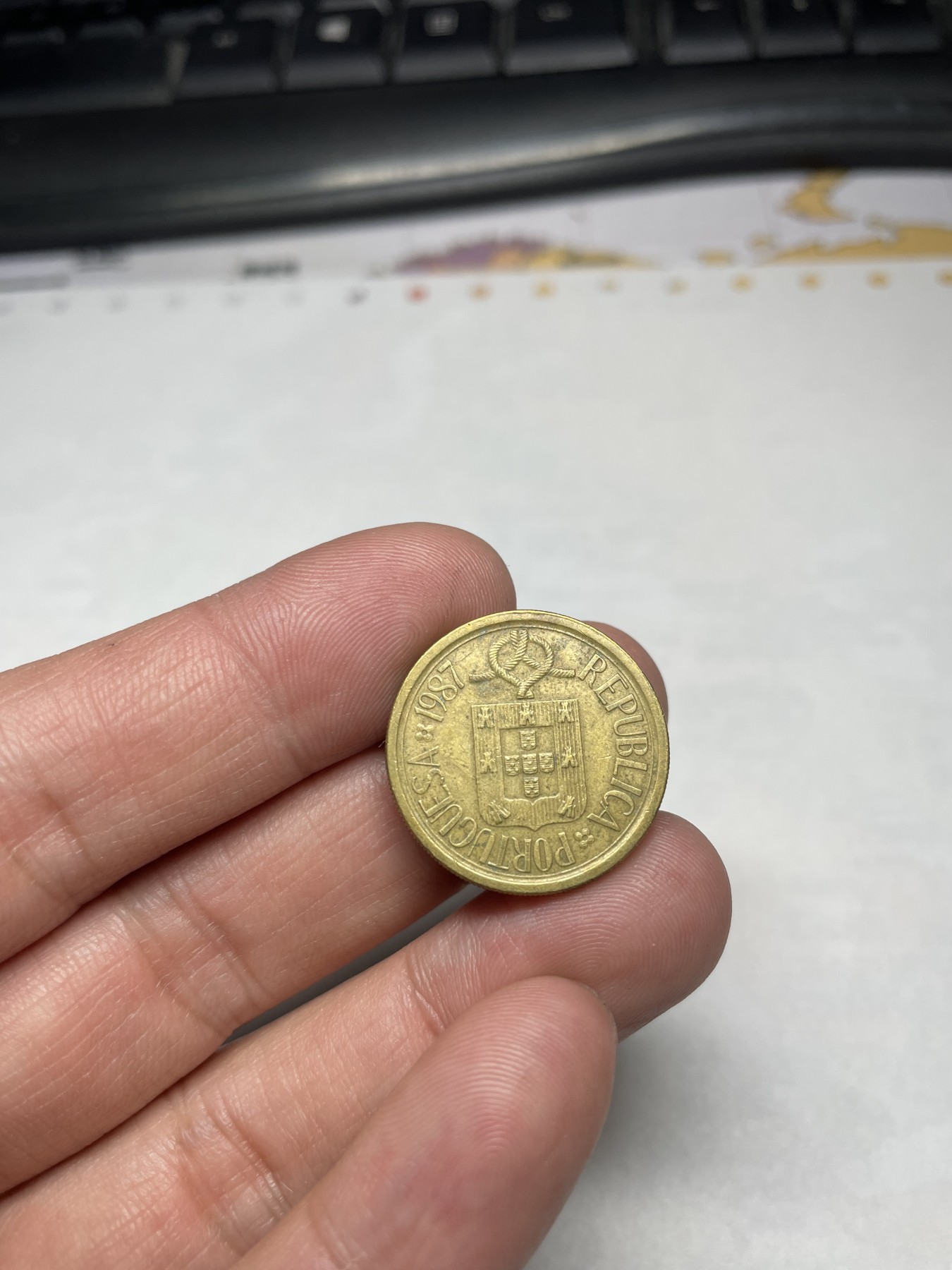 2024年集古藏今外币拍卖第二期-第9场（总第19拍） 1987年葡萄牙10埃斯库多