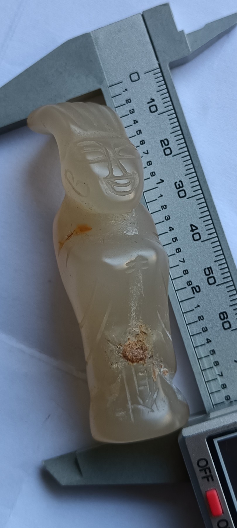 钱币，古钱币，古董杂项 老玛瑙人物