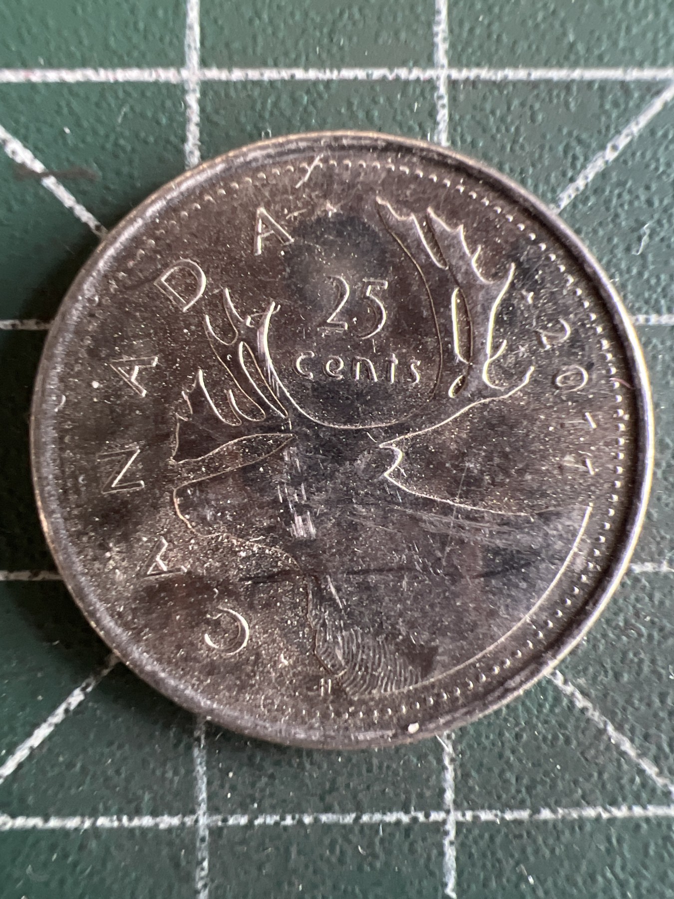 第556期 硬币专场 （无押金，捡漏，全场50包邮，偏远地区除外，接收代拍业务） 加拿大25分 老年 2011年