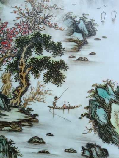 钱币，古钱币，古董杂项 建国后名家词瓷板画