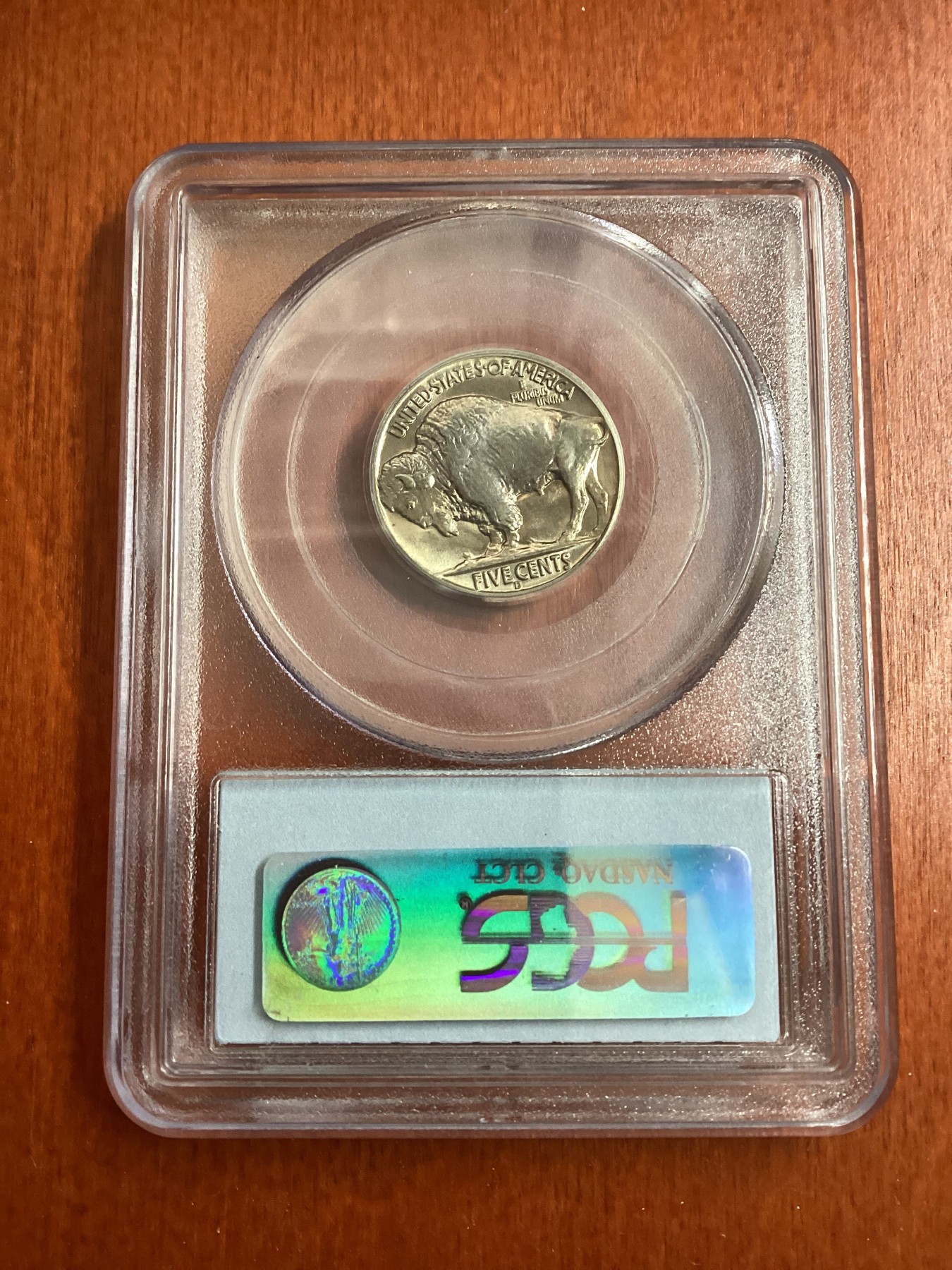 长老汇龙年精选第三场 1938-D美国5分水牛镍币，PCGS MS66分，超高分