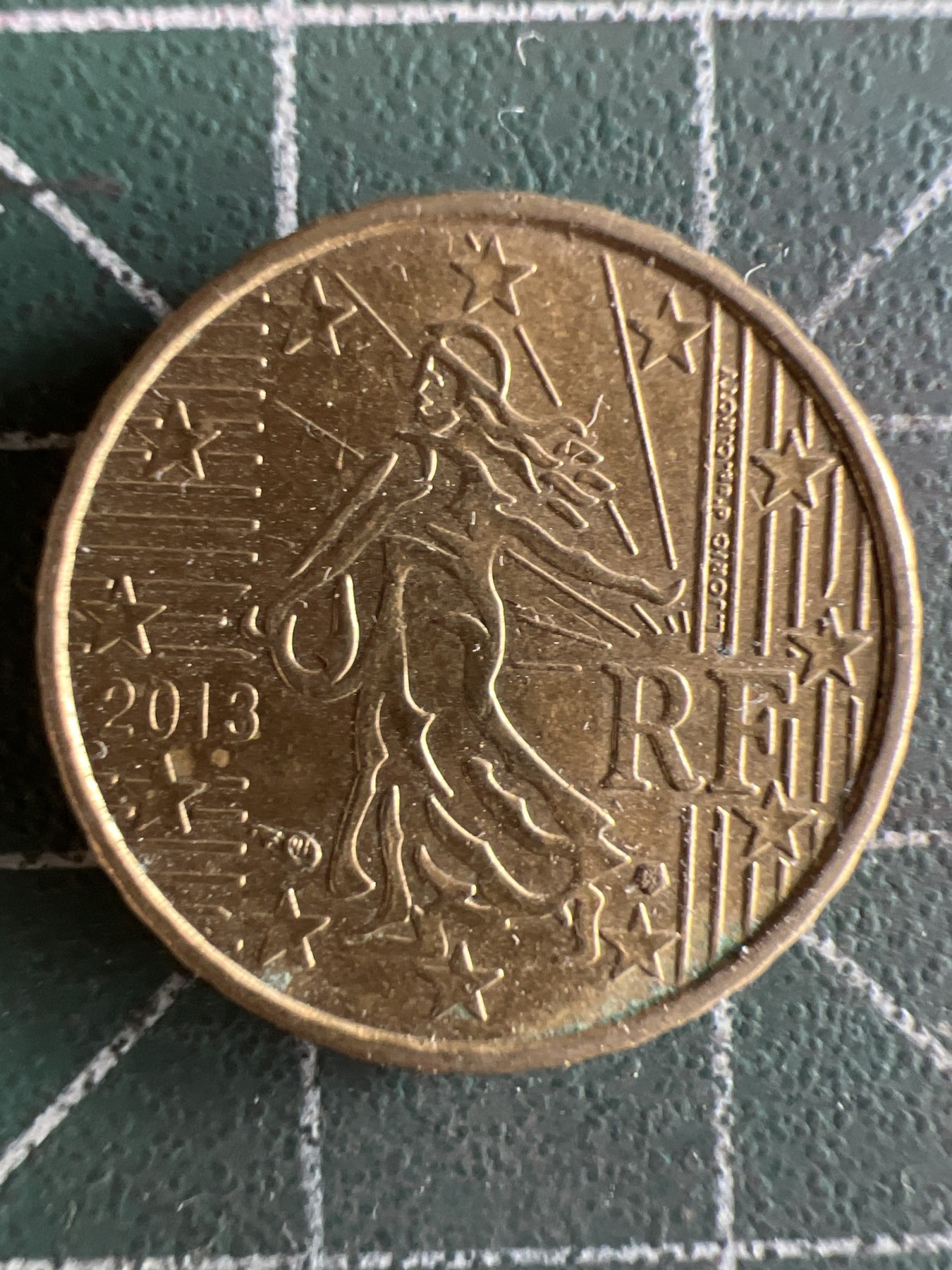 第555期 硬币专场 （无押金，捡漏，全场50包邮，偏远地区除外，接收代拍业务） 法国10欧分 2013年