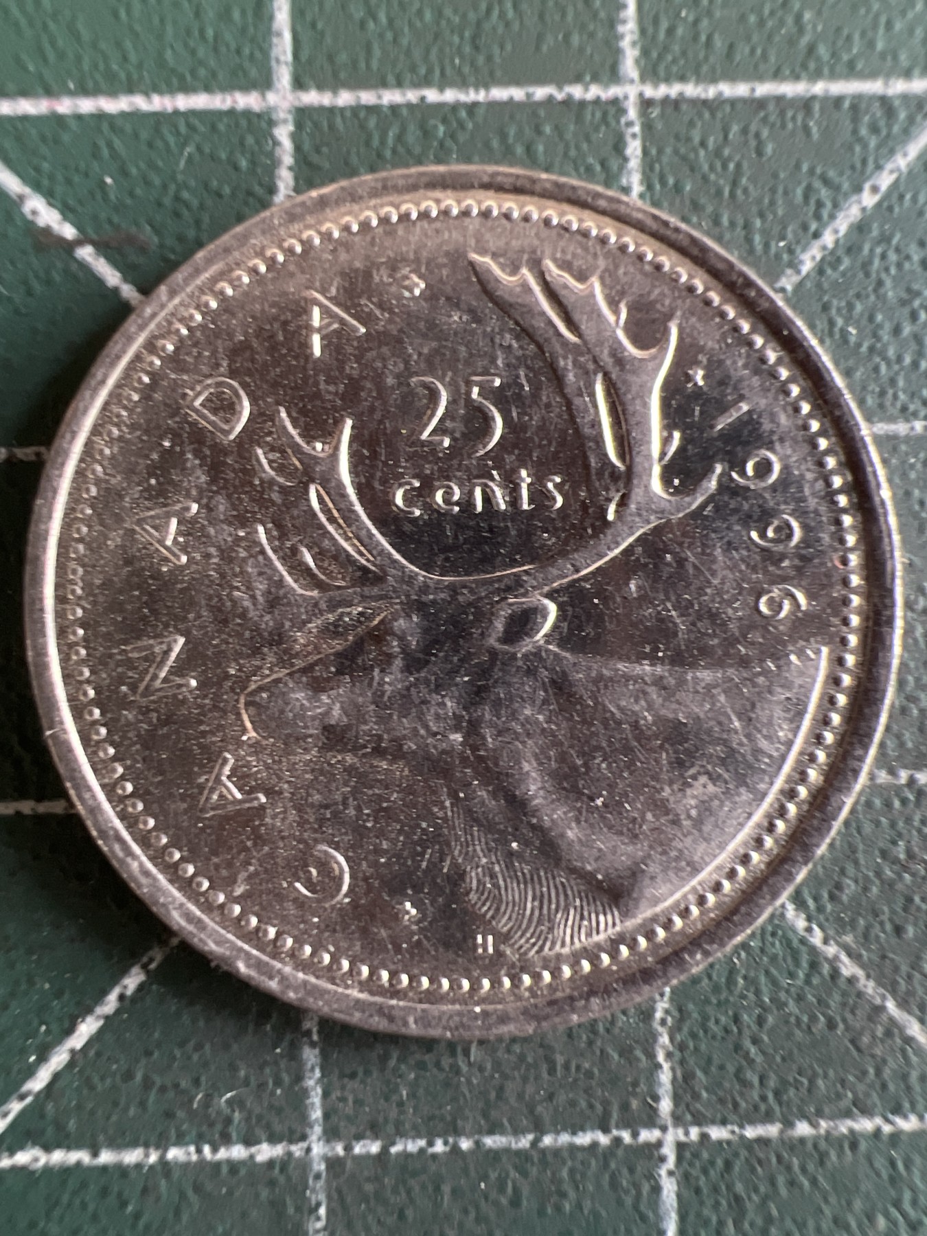 第556期 硬币专场 （无押金，捡漏，全场50包邮，偏远地区除外，接收代拍业务） 加拿大高冠25分 1996年