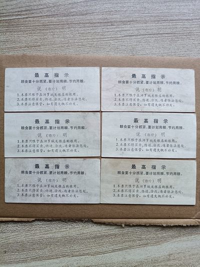 钱币，古钱币，古董杂项 全国唯一的毛象粮票一套