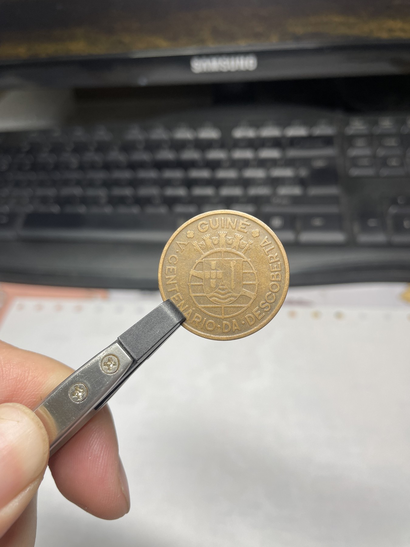 2024年集古藏今外币拍卖第二期-第9场（总第19拍） 1946年葡属几内亚1埃斯库多发现非洲500年