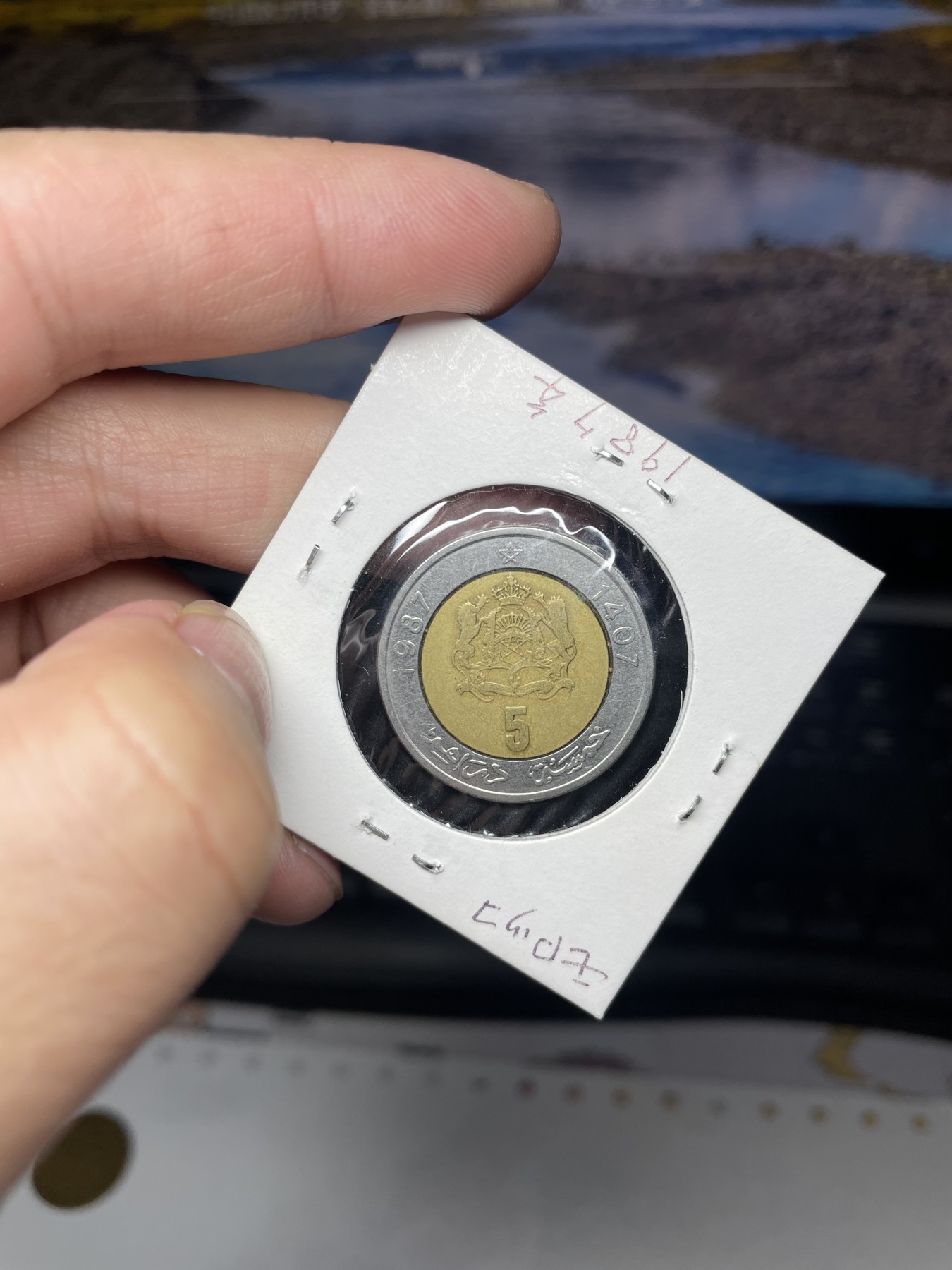 2024年集古藏今外币拍卖第二期-第9场（总第19拍） 1987年摩洛哥5迪拉姆