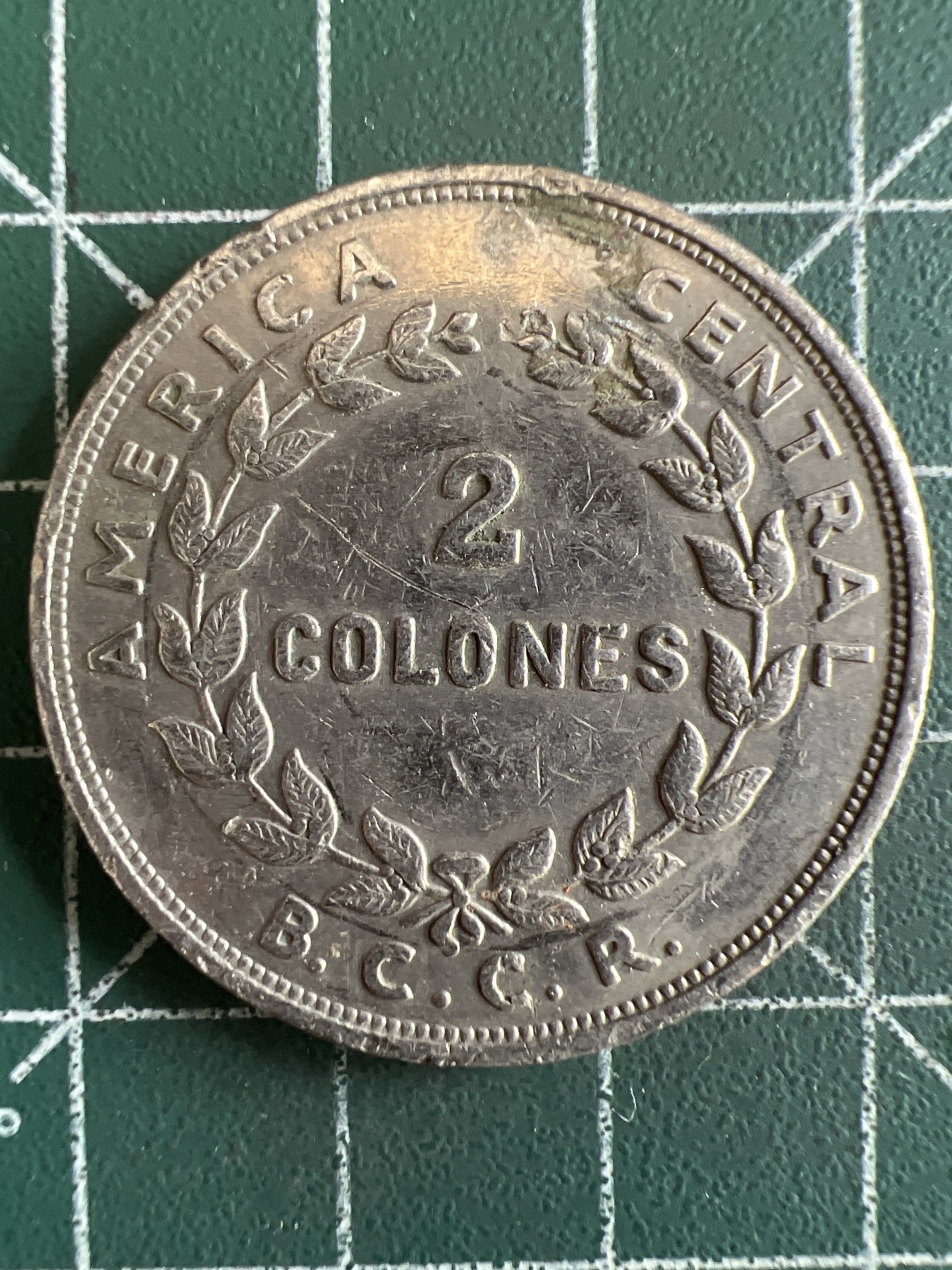 第555期 硬币专场 （无押金，捡漏，全场50包邮，偏远地区除外，接收代拍业务） 哥斯达黎加2克朗 1970年