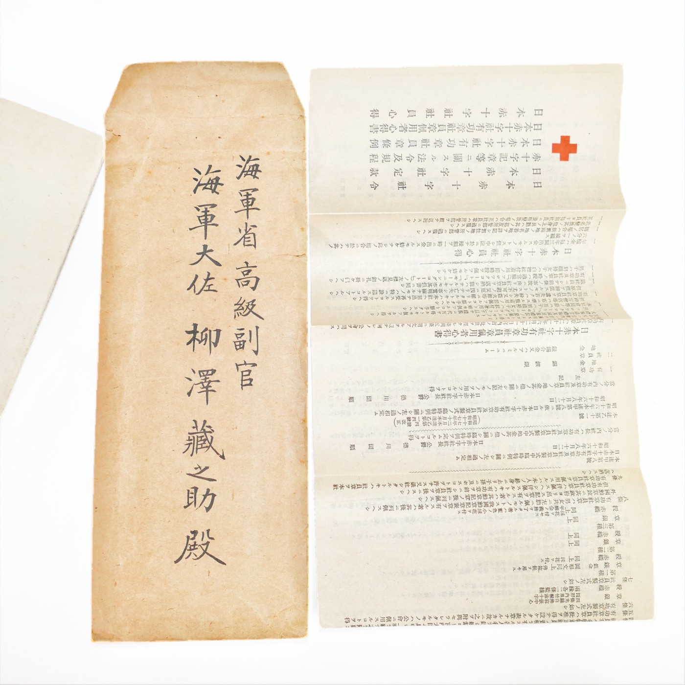 勋章奖章交易所3月23日拍卖 日本赤十字特别会员一套，章盒略齐全银质，证书证书等，获得者联合舰队首席参谋，大佐，追授少将，与联合舰队司令（三本五十六继任者）一起坠机（乙事件）