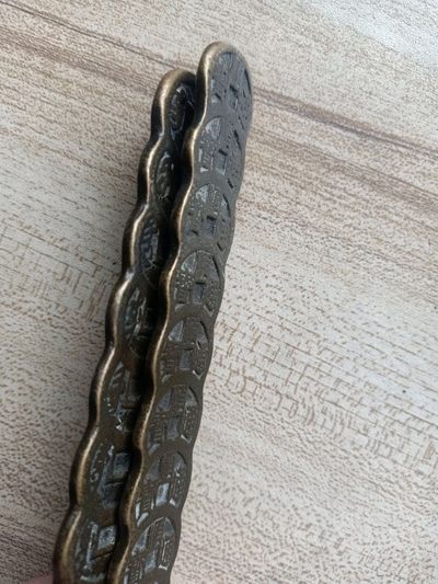 钱币，古钱币，古董杂项 顺治铜镇尺一对