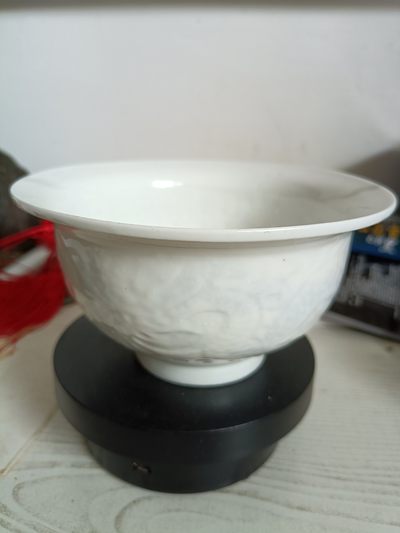 钱币，古钱币，古董杂项 甜白釉内府青花龙凤碗