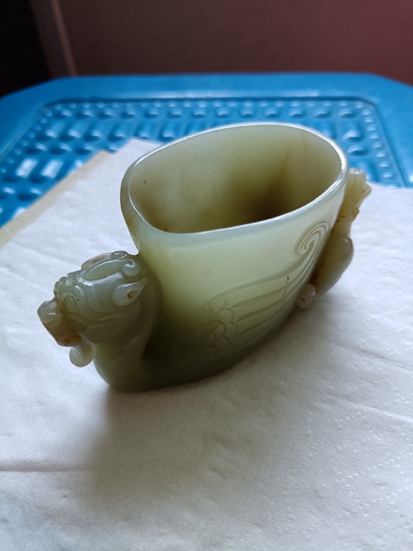 钱币，古钱币，古董杂项 和田玉笔洗