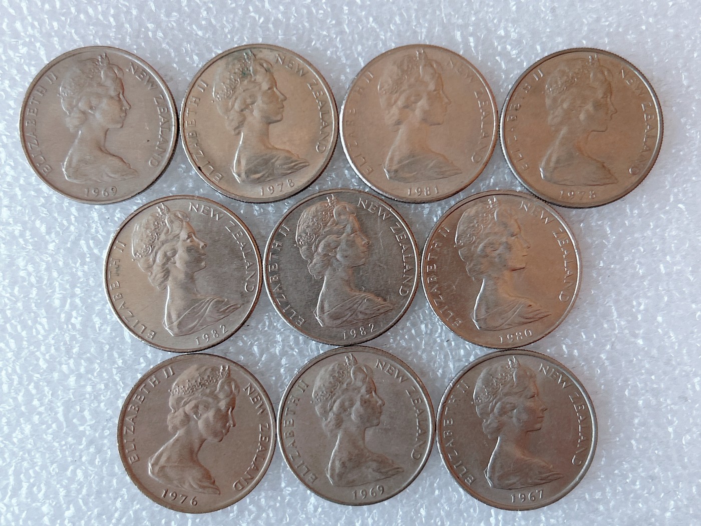 第一海外回流一元起拍收藏 散币专场 第73期 新西兰10分 10枚