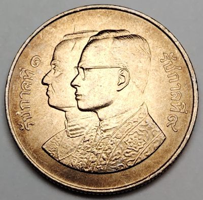 布加迪🐬～世界钱币🌾第 103 期 /  各国散币 - 泰国🇹🇭 1982年 5泰铢 30mm 曼谷建城200周年纪念币 包浆完美