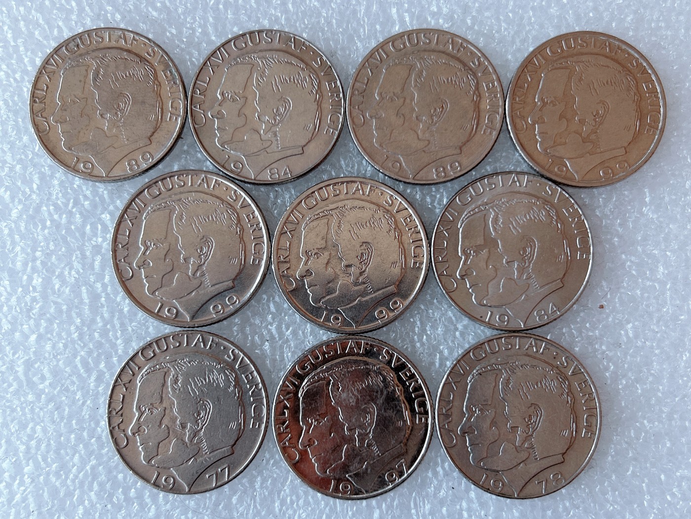 第一海外回流一元起拍收藏 散币专场 第73期 瑞典1克朗 10枚