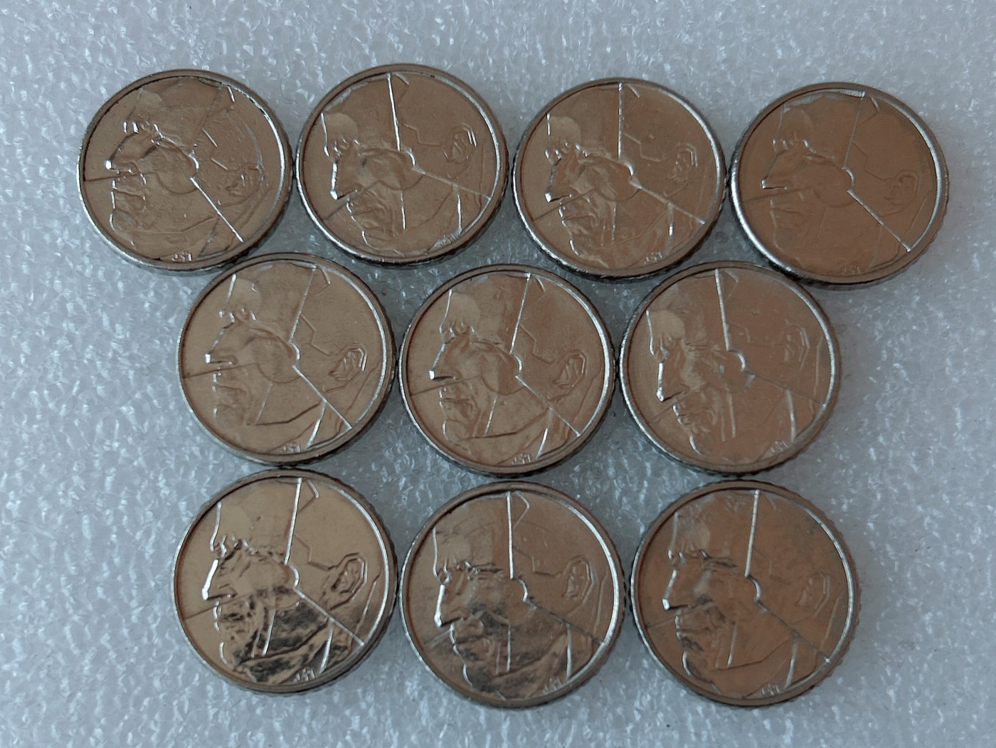 第一海外回流一元起拍收藏 散币专场 第73期 比利时50法郎 10枚