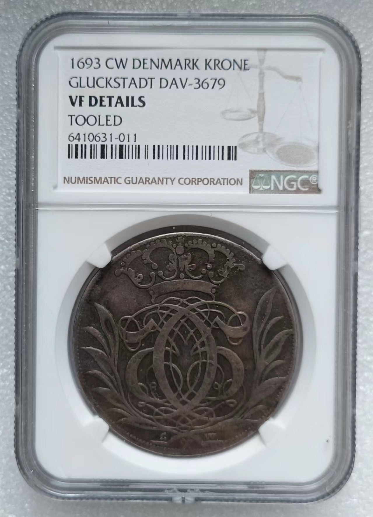 瓶子🏺第133期拍卖会  稀少早期1693年克朗大银币