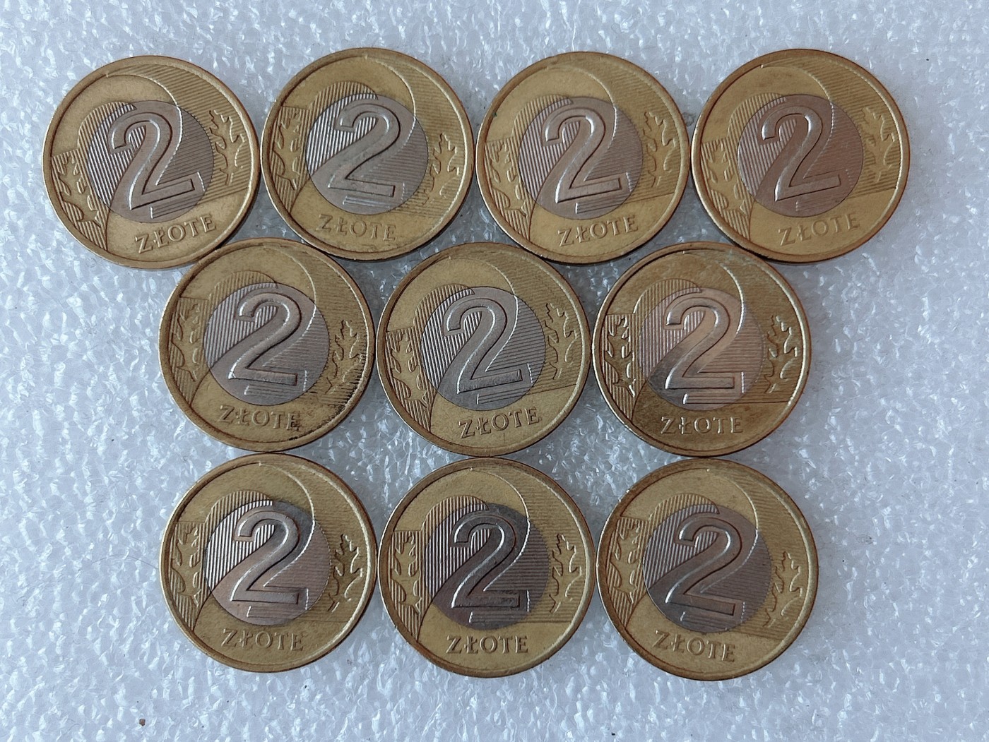 第一海外回流一元起拍收藏 散币专场 第73期 波兰2兹罗提双色币 10枚