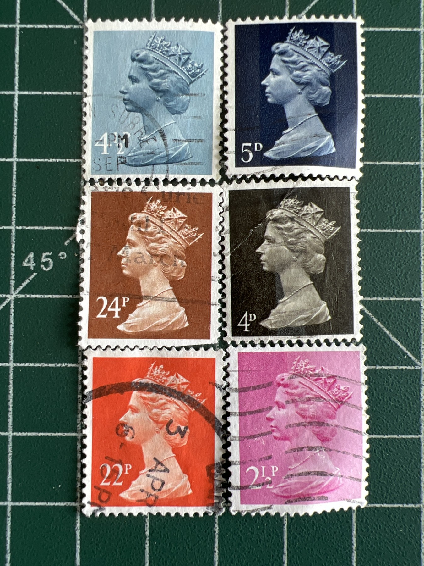 第617期 邮票、明信片专场 （无押金，捡漏，全场50包邮，偏远地区除外，接收代拍业务） 女王邮票17