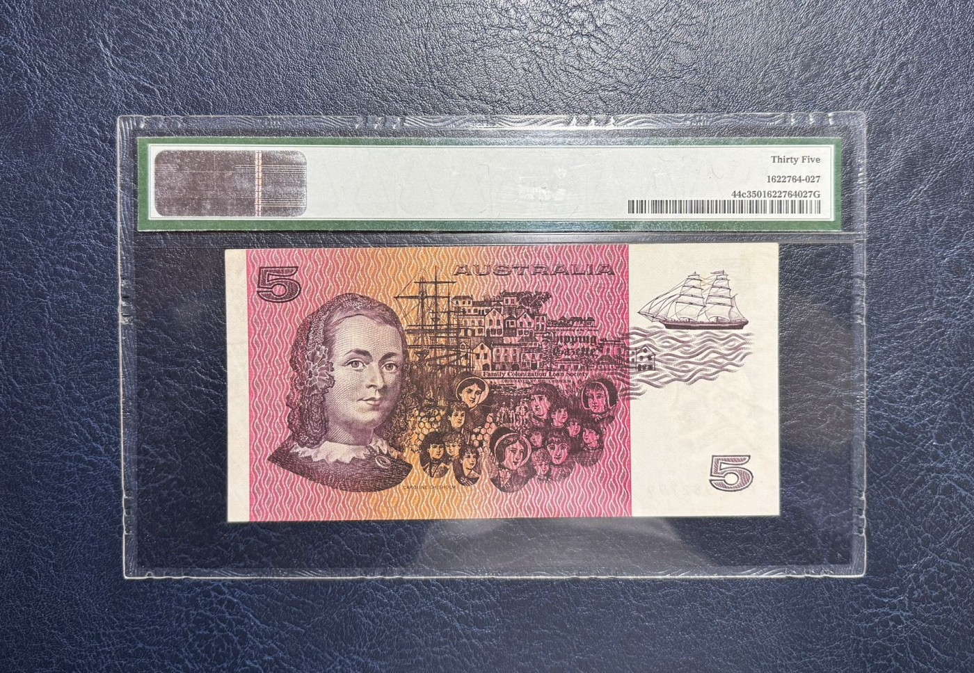 收藏联盟Quantum Auction 第332期拍卖  澳大利亚1979年5元 PMG35 早期年份