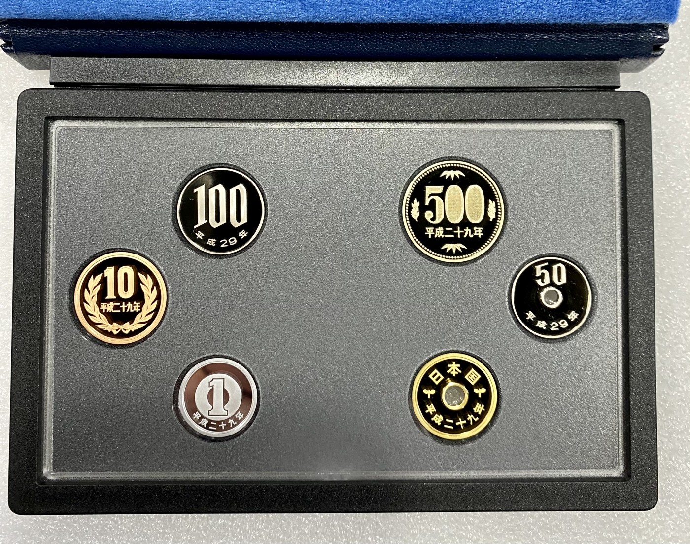 小白鼠 1 稀少 无铭版 日本2017年精制流通套币