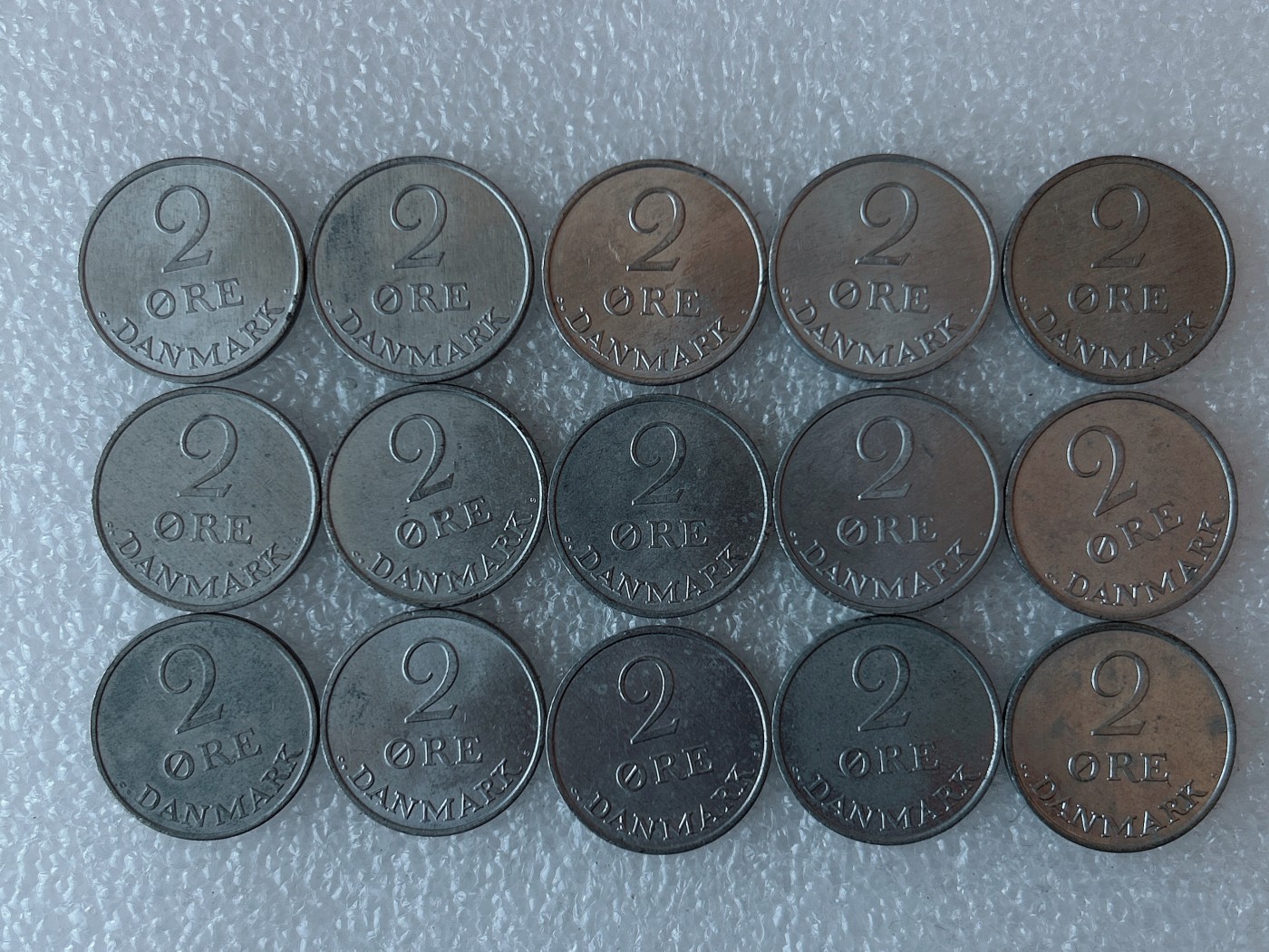 第一海外回流一元起拍收藏 散币专场 第73期 丹麦2欧尔锌币 15枚