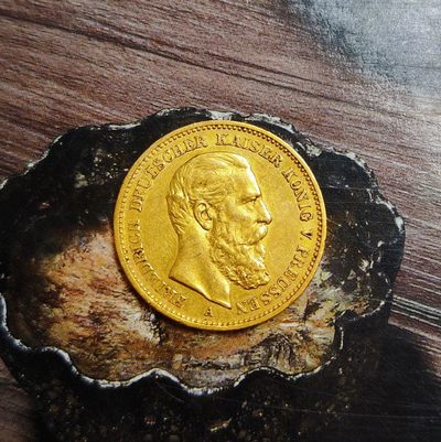 梧彩钱庄捡漏拍2024年第7期  - 1888年德国普鲁士20马克金币