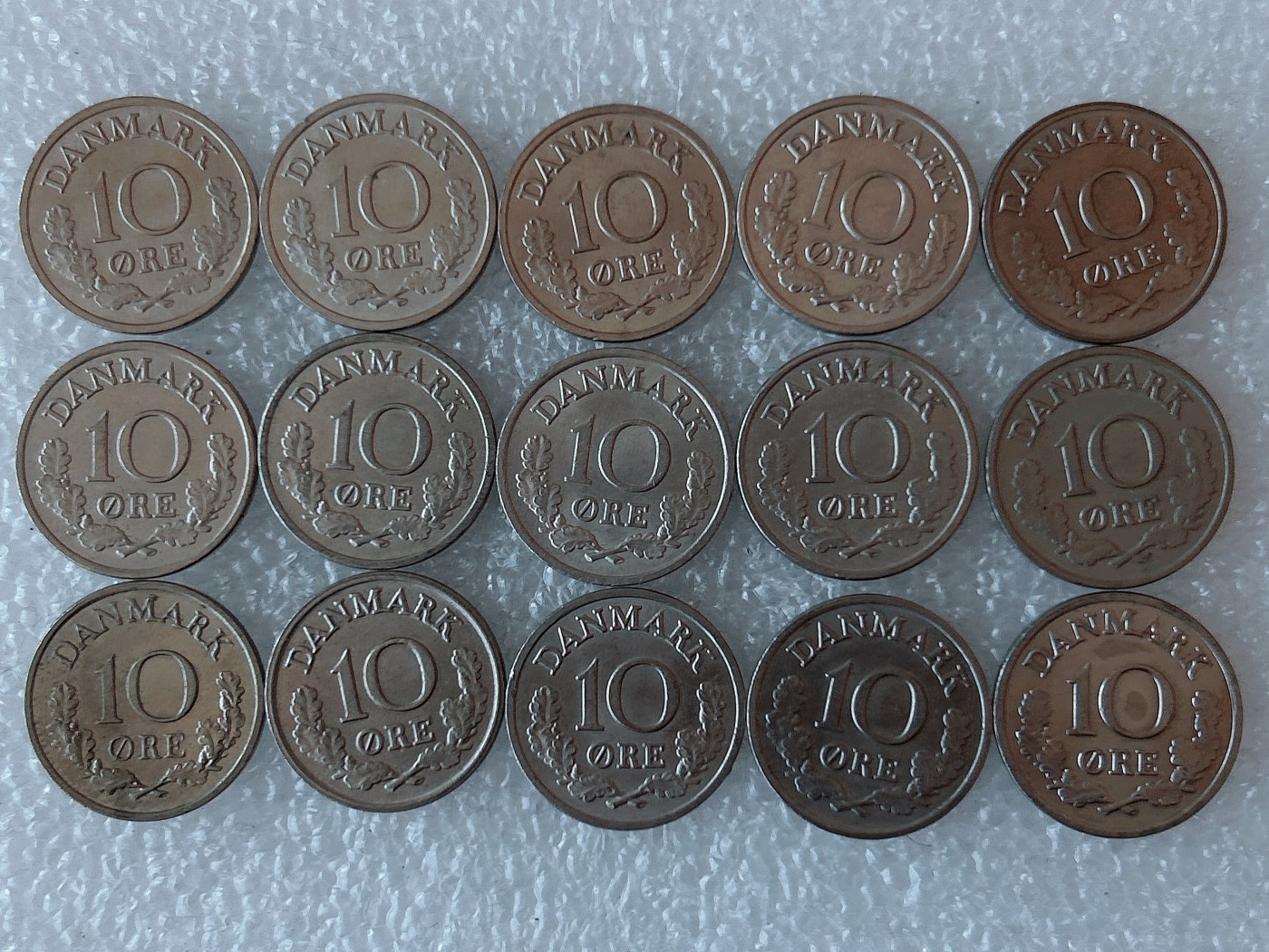 第一海外回流一元起拍收藏 散币专场 第73期 丹麦10欧尔 15枚