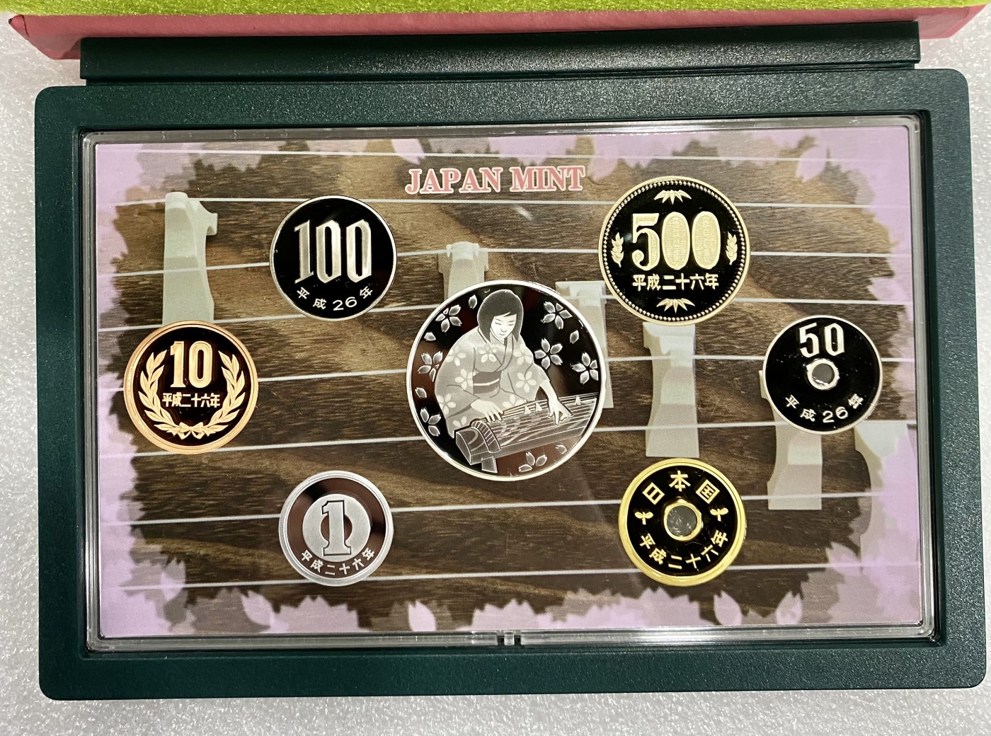 小白鼠 1 日本2014年樱花通路精制纪念套币 带大银章