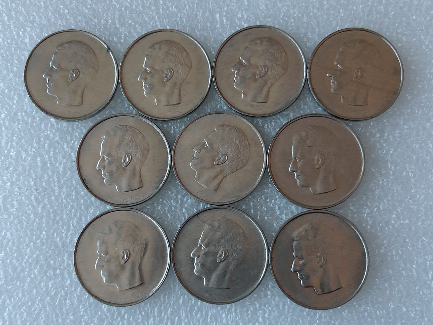 第一海外回流一元起拍收藏 散币专场 第73期 比利时10法郎 10枚